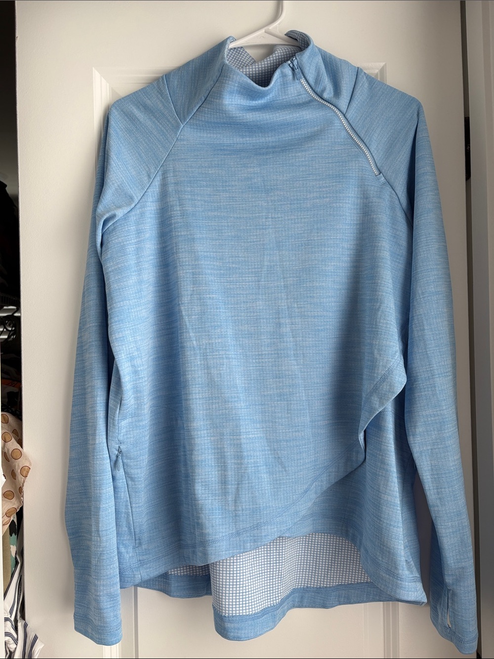 IBKUL Womens Asymmetrical Zip Pullover